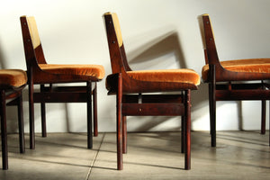 Brazilian Rosewood Dining Chairs Attributed to Jorge Zalszupin, 1950s
