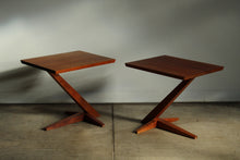 Load image into Gallery viewer, Thomas Moser Cherry Cantilevered End Tables, 2000s
