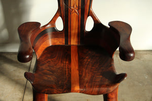 John Bauer Early Studio Craft "Fertility" Chair, 1970s