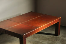 Load image into Gallery viewer, Vintage Leather Clad Coffee Table, 1980s
