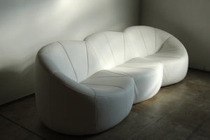 Pierre Paulin Leather "Pumpkin" Sofa for Ligne Roset, 2000s