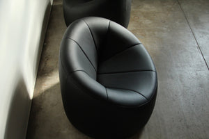 Pierre Paulin Leather "Pumpkin" Lounge Chairs for Ligne Roset, 2000s