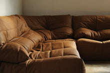 Load image into Gallery viewer, R.S Associates French Canadian Modular Leather Corner Sofa, 1970s
