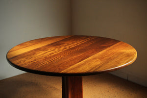 Gerald McCabe Solid Shedua Pedestal Dining Table, 1970s