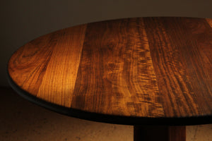 Gerald McCabe Solid Shedua Pedestal Dining Table, 1970s