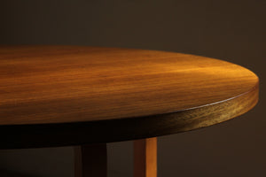 Alvar Aalto Early and Rare Mahogany "L-Leg" Dining Table for Finmar, 1930s