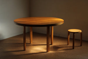 Alvar Aalto Early and Rare Mahogany "L-Leg" Dining Table for Finmar, 1930s