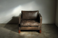 Load image into Gallery viewer, Ludwig Mies van der Rohe Leather and Mahogany Club Chair, 1970s

