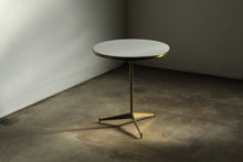Load image into Gallery viewer, Paul McCobb Brass and Vitrolite &quot;Cigarette&quot; Table for Directional, 1950s

