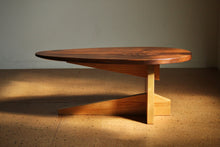 Load image into Gallery viewer, American Studio Craft Walnut and Oak Coffee Table, 1990s
