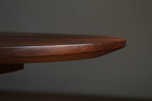 American Studio Craft Walnut and Oak Coffee Table, 1990s