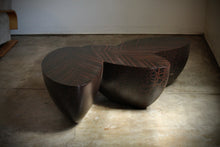 Load image into Gallery viewer, Wendell Castle Early &quot;Sizzle 3 Pod&quot; Coffee Table, 1990s
