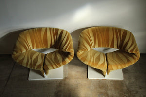 Pierre Paulin Early Production "Ribbon" Chairs for Artifort, 1960s