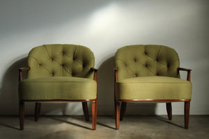 Edward Wormley "Janus" Lounge Chairs for Dunbar, 1950s