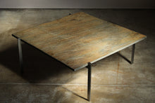 Load image into Gallery viewer, Poul Kjærholm &quot;Pk 61&quot; Slate Top Coffee Table for Fritz Hansen, 1980s
