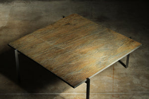 Poul Kjærholm "Pk 61" Slate Top Coffee Table for Fritz Hansen, 1980s
