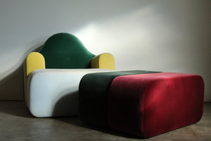 Pierre Charpin Modular "Slice" Lounge Chair and Ottoman for Ligne Roset, 1998