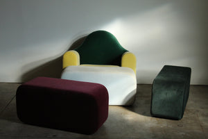 Pierre Charpin Modular "Slice" Lounge Chair and Ottoman for Ligne Roset, 1998