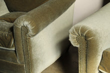Load image into Gallery viewer, George Smith Mohair Club Chairs, A Pair, 2000s
