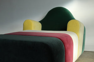 Pierre Charpin Modular "Slice" Lounge Chair and Ottoman for Ligne Roset, 1998