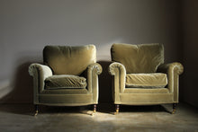 Load image into Gallery viewer, George Smith Mohair Club Chairs, A Pair, 2000s
