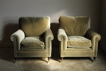 Load image into Gallery viewer, George Smith Mohair Club Chairs, A Pair, 2000s
