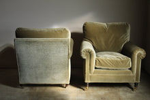 Load image into Gallery viewer, George Smith Mohair Club Chairs, A Pair, 2000s
