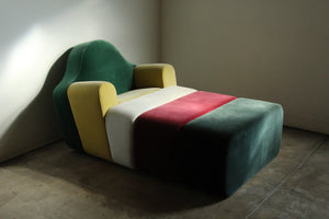 Pierre Charpin Modular "Slice" Lounge Chair and Ottoman for Ligne Roset, 1998