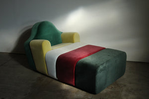 Pierre Charpin Modular "Slice" Lounge Chair and Ottoman for Ligne Roset, 1998