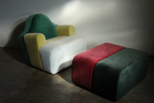 Load image into Gallery viewer, Pierre Charpin Modular &quot;Slice&quot; Lounge Chair and Ottoman for Ligne Roset, 1998
