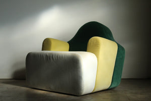 Pierre Charpin Modular "Slice" Lounge Chair and Ottoman for Ligne Roset, 1998