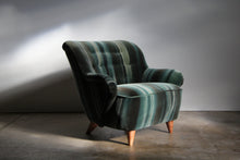 Load image into Gallery viewer, Greta Grossman Rare Velvet Lounge Chair for Barker Brothers, 1940s
