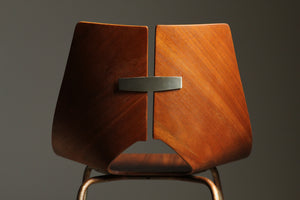 Ray Komai Molded Plywood Side Chair, 1949