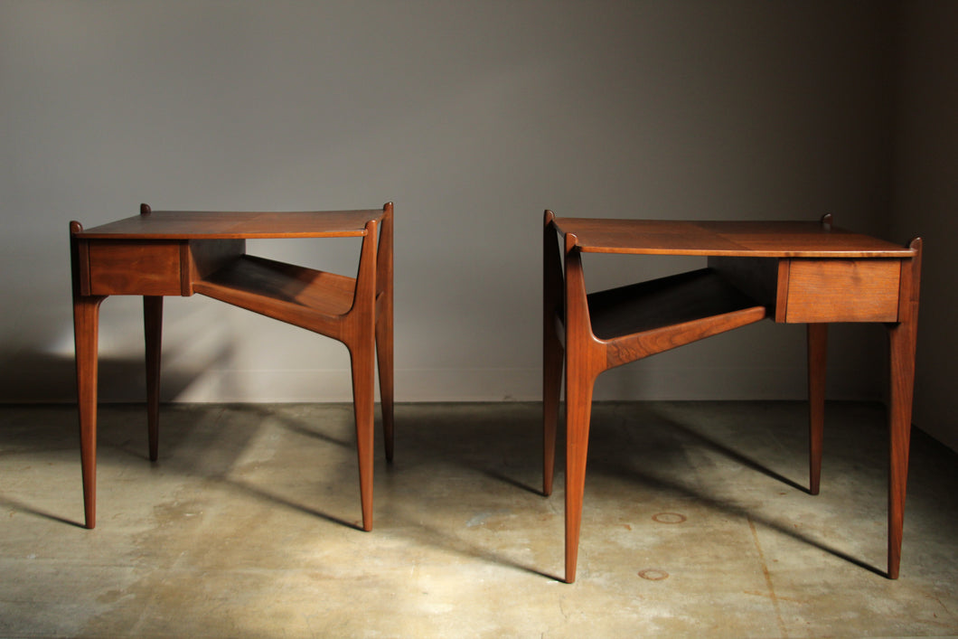 Ico Parisi for Singer & Sons Attributed End Tables, 1950s