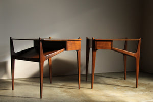 Ico Parisi for Singer & Sons Attributed End Tables, 1950s