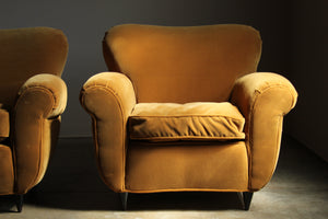 Pair of Lounge Chairs Attributed to Paolo Buffa, 1940s