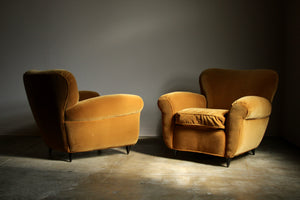 Pair of Lounge Chairs Attributed to Paolo Buffa, 1940s