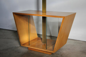 Early Vladimir Kagan Custom Floor Lamp Table for Kagan-Dreyfus, 1950s