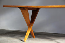 Load image into Gallery viewer, Early Modernist Pine Dining Table, 1940s
