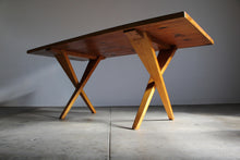 Load image into Gallery viewer, Early Modernist Pine Dining Table, 1940s
