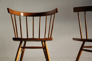 George Nakashima Early Birch Straight Chairs for Knoll, 1940s