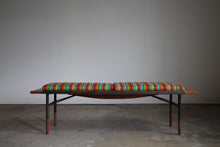 Load image into Gallery viewer, 1950s Finn Juhl Bench for Bovirke With Alexander Girard Cushions
