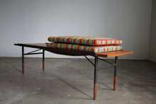 Load image into Gallery viewer, 1950s Finn Juhl Bench for Bovirke With Alexander Girard Cushions
