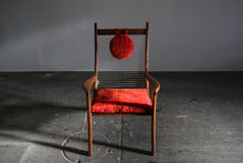 Load image into Gallery viewer, String Chair after Arthur Espenet Carpenter with Jack Lenor Larsen Cushions, 1960s
