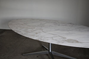 1970s Florence Knoll 96" Marble Dining Table