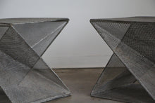 Load image into Gallery viewer, 1980s Mathieu Matégot Style Geometric Side Tables

