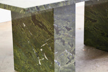 Load image into Gallery viewer, Custom Green Marble Coffee Table, 1980s
