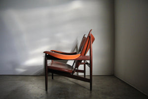 Finn Juhl Chieftain Chair in Mahogany by Interior Crafts, 1990s