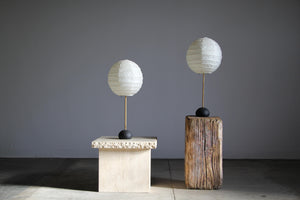 Isamu Noguchi Akari Bamboo Table Lamps 1990s - A Pair