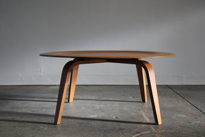 Early Production "CTW" Molded Plywood Coffee Table by Charles & Ray Eames, 1950s
